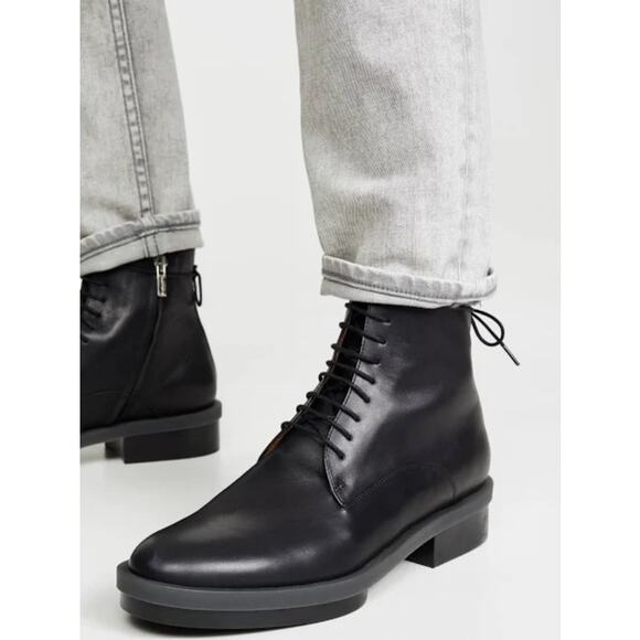 Robert Clergerie Shoes - Clergerie Black Leather Radio Boot